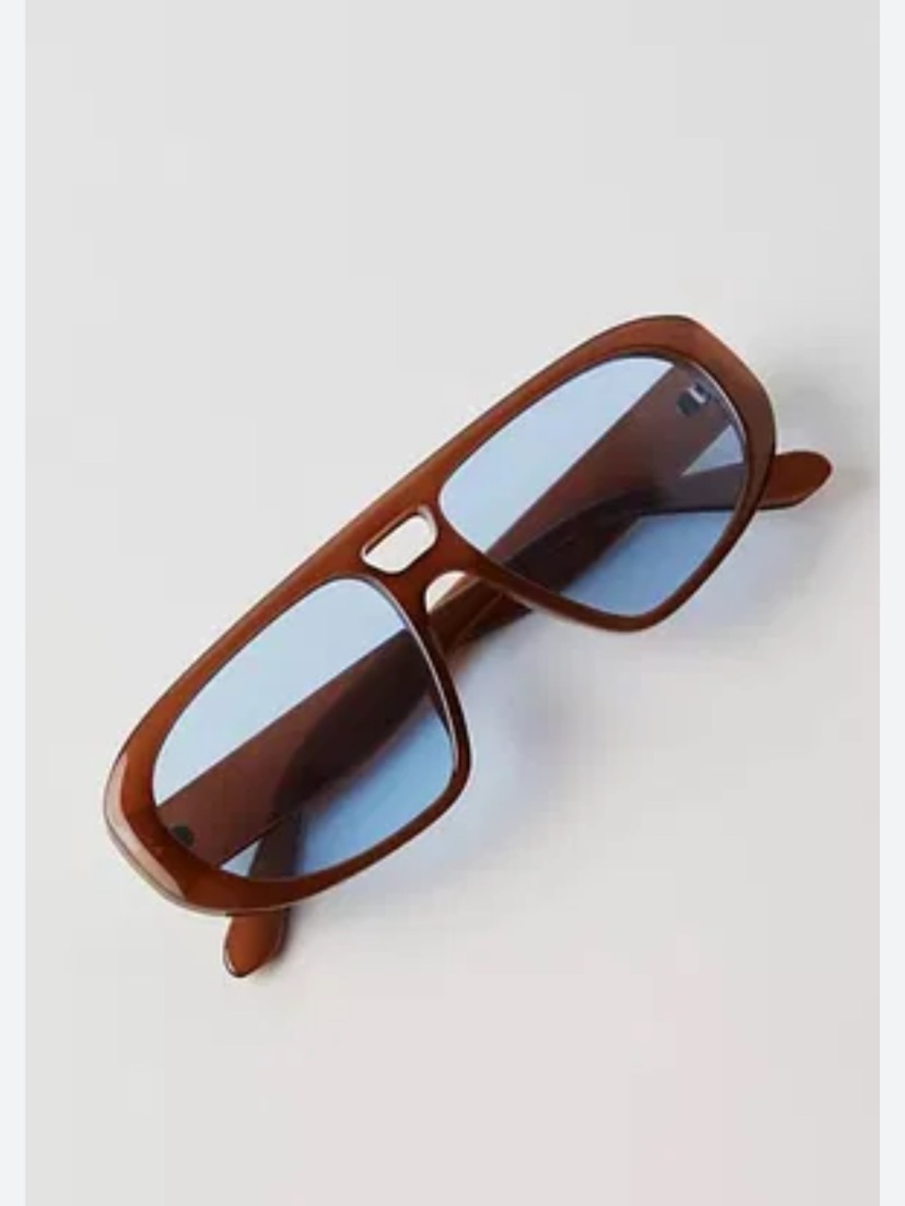 Free People Cruise Aviators Sunglasses With Blue Lens NWOT